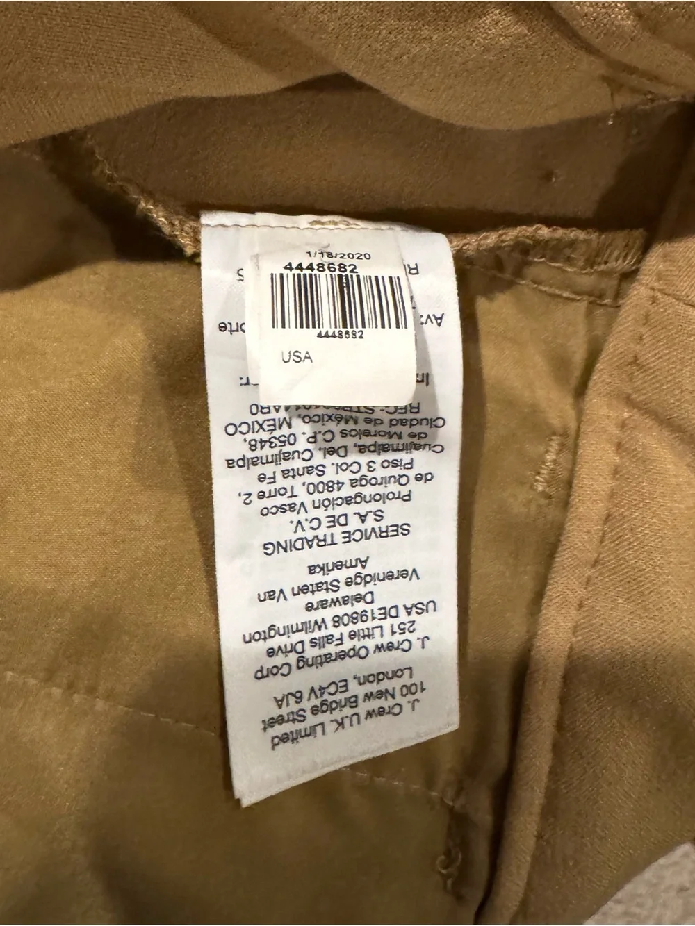 J. Crew Ruby Pants Slim Cropped Ankle Pants in Camel, minimalist, classic